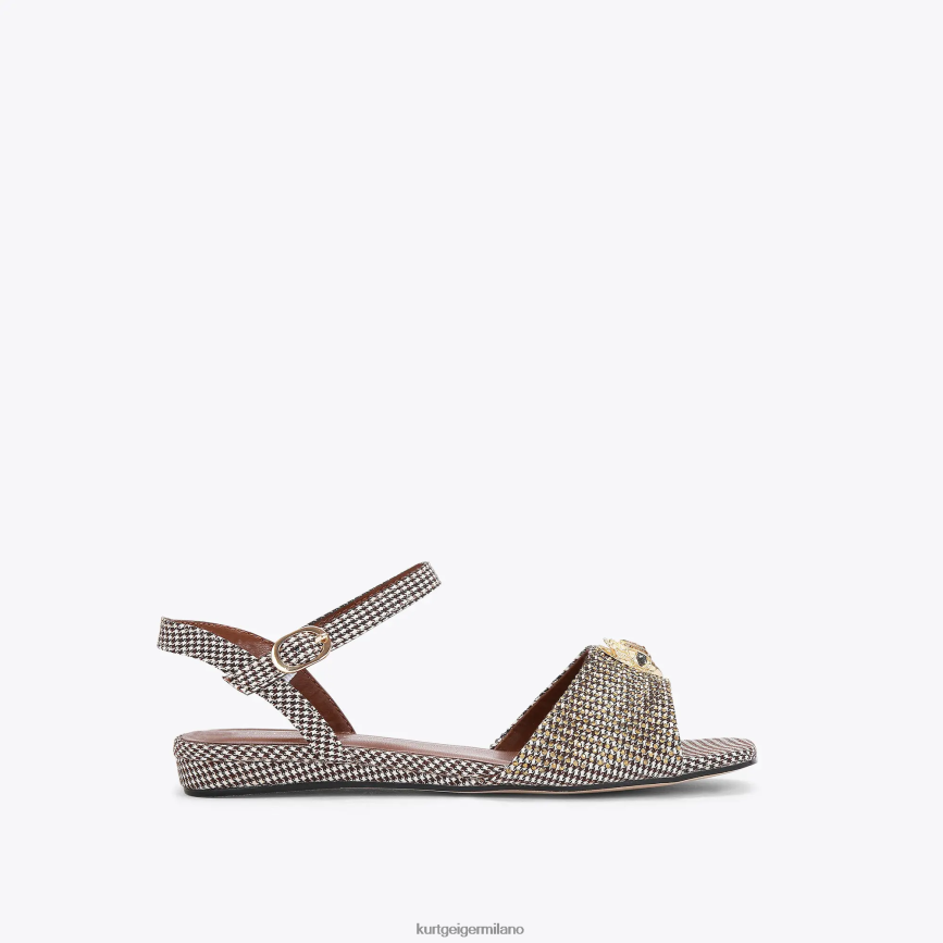 esso Kurt Geiger bambini Sandalo London Mini Kensington oro 8024FF481 | calzature