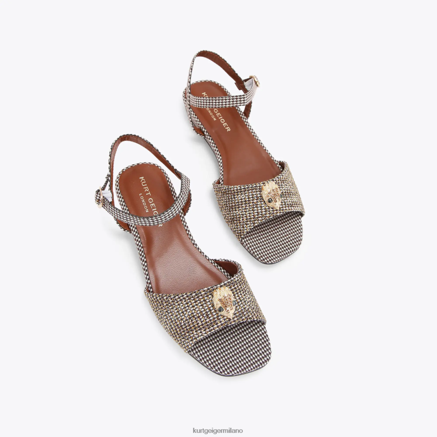 esso Kurt Geiger bambini Sandalo London Mini Kensington oro 8024FF481 | calzature
