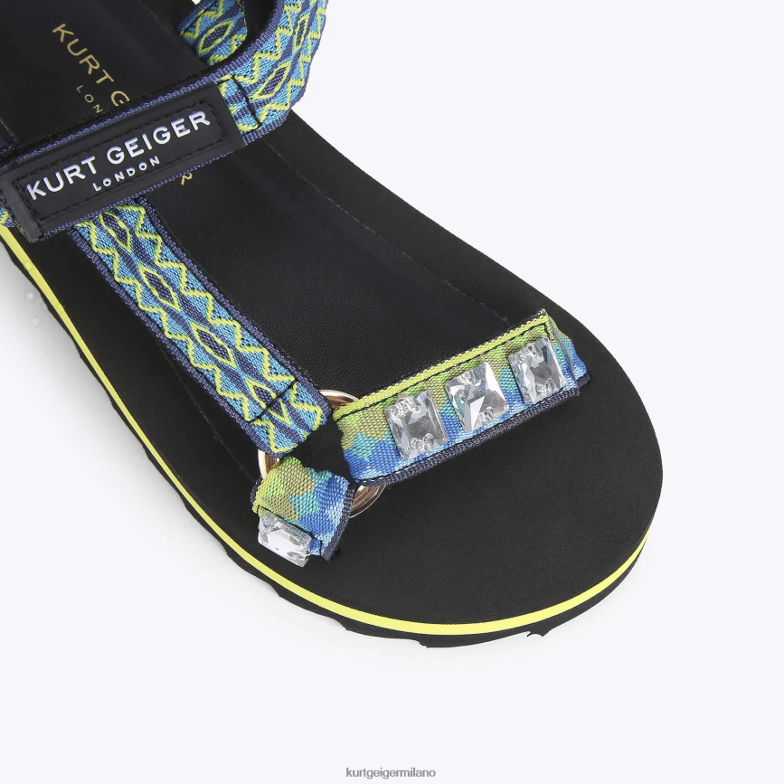 esso Kurt Geiger bambini londra junior mini olivia verde 8024FF487 | calzature