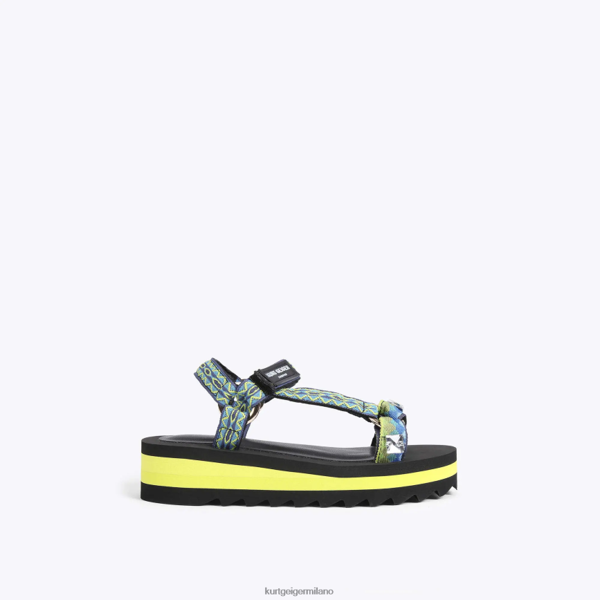 esso Kurt Geiger bambini mini olivia per bambini di londra verde 8024FF488 | calzature
