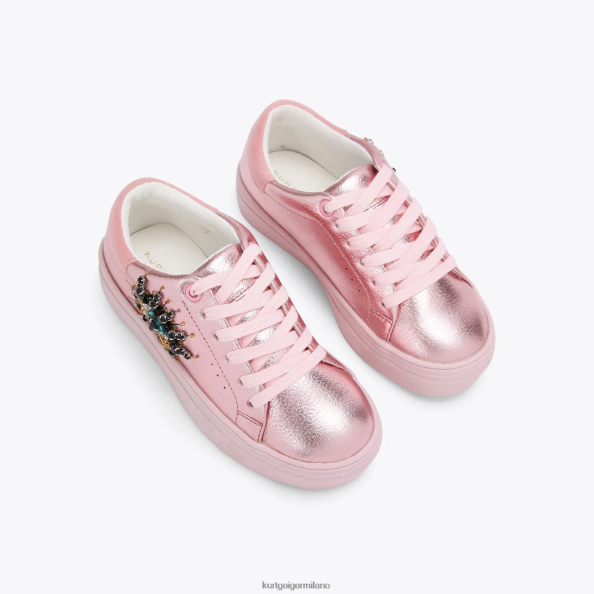 esso Kurt Geiger bambini mini laney eye di londra rosa 8024FF482 | calzature