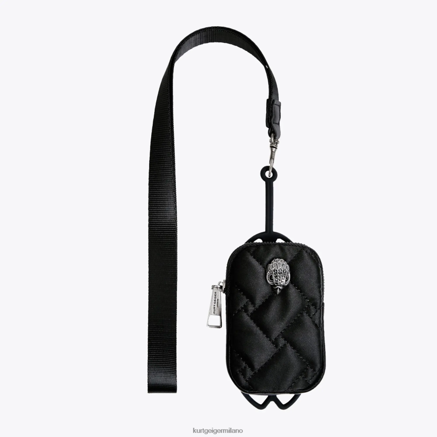 esso Kurt Geiger donne Porta cellulare London Eagle combinazione nera 8024FF537 | Accessori
