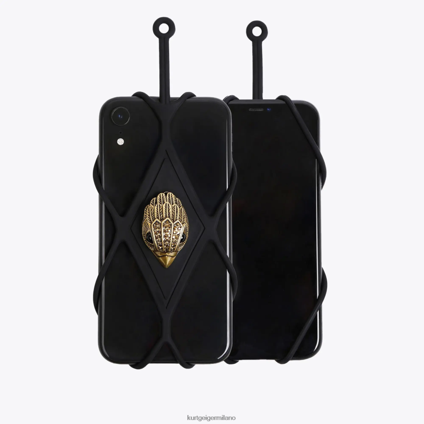 esso Kurt Geiger donne Porta cellulare London Eagle nero 8024FF581 | Accessori