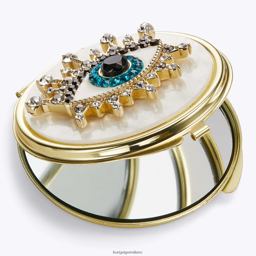 esso Kurt Geiger donne Specchio del malocchio di Londra oro 8024FF568 | Accessori