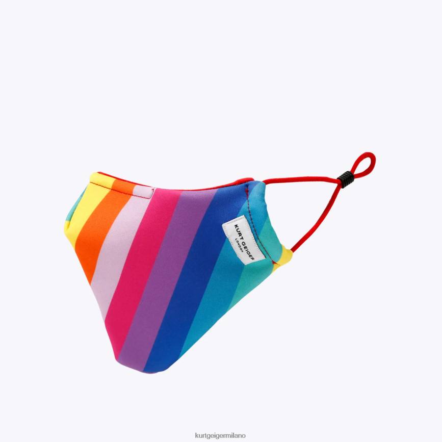 esso Kurt Geiger donne maschera arcobaleno di Londra multi/altro 8024FF207 | Accessori