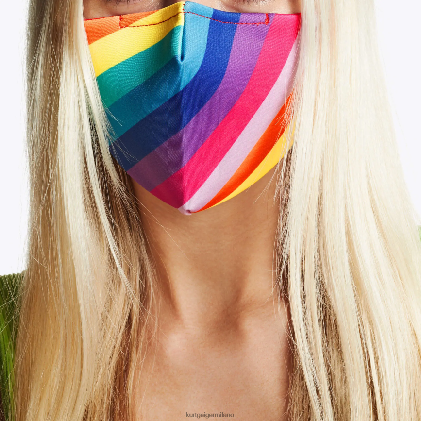 esso Kurt Geiger donne maschera arcobaleno di Londra multi/altro 8024FF207 | Accessori