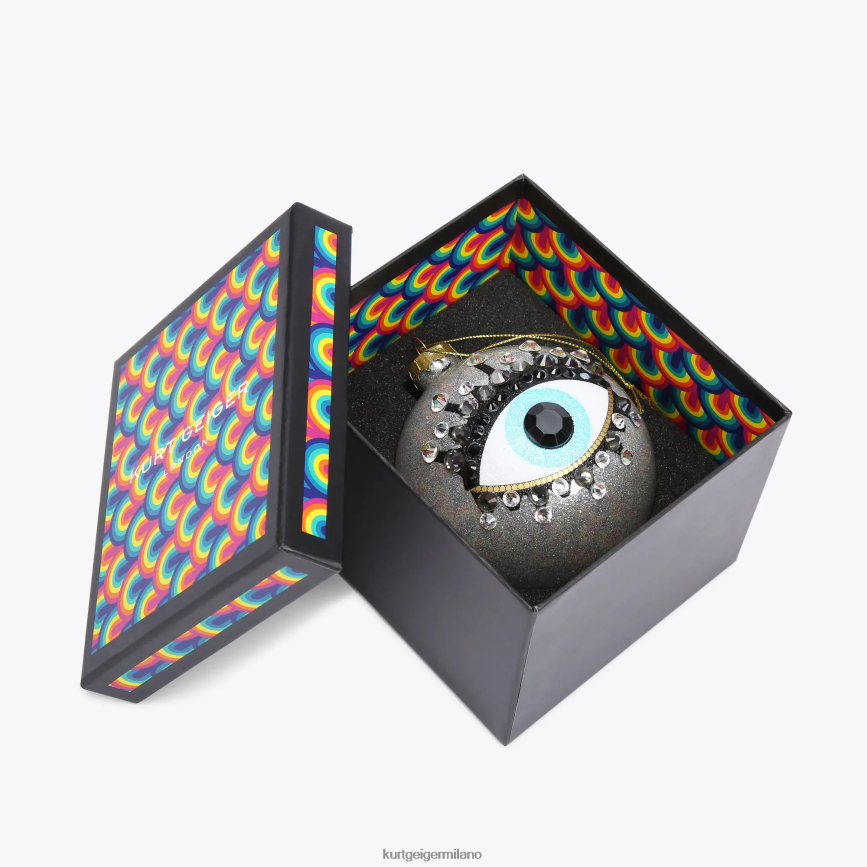 esso Kurt Geiger donne ornamento natalizio del London Eye argento 8024FF502 | Accessori