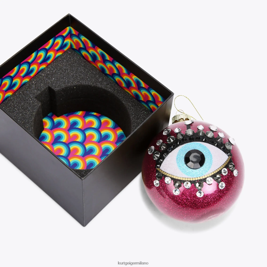 esso Kurt Geiger donne ornamento natalizio del London Eye fucsia 8024FF503 | Accessori