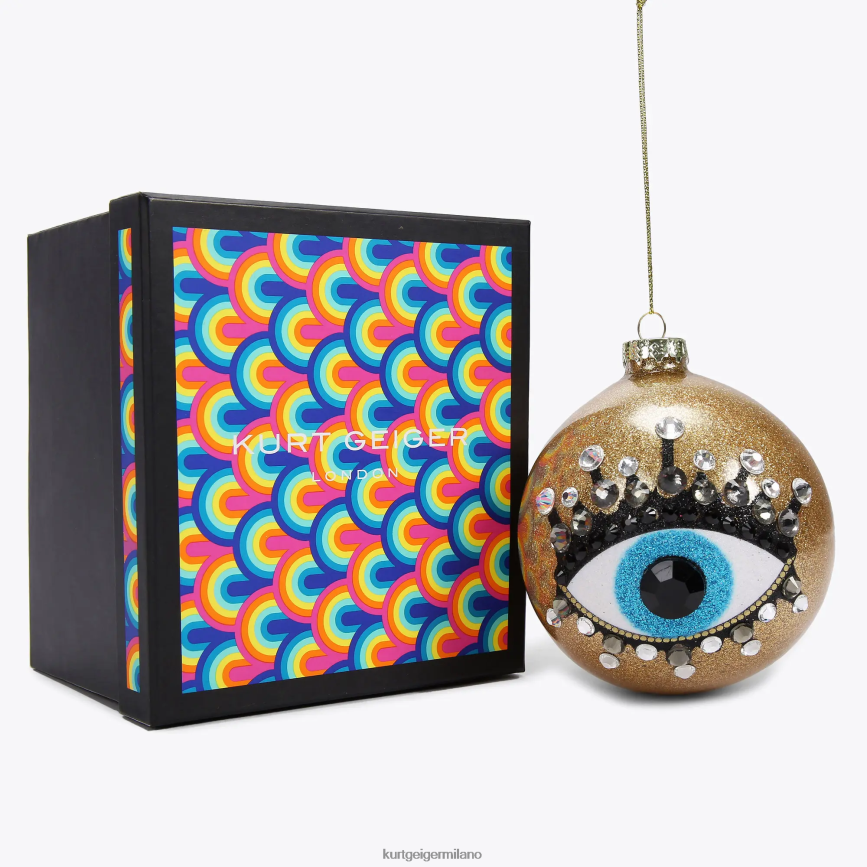 esso Kurt Geiger donne ornamento natalizio del London Eye oro 8024FF519 | Accessori