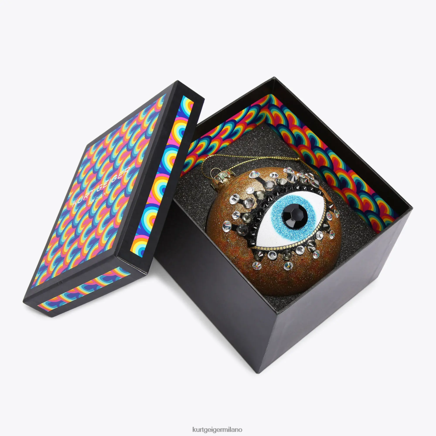 esso Kurt Geiger donne ornamento natalizio del London Eye oro 8024FF519 | Accessori