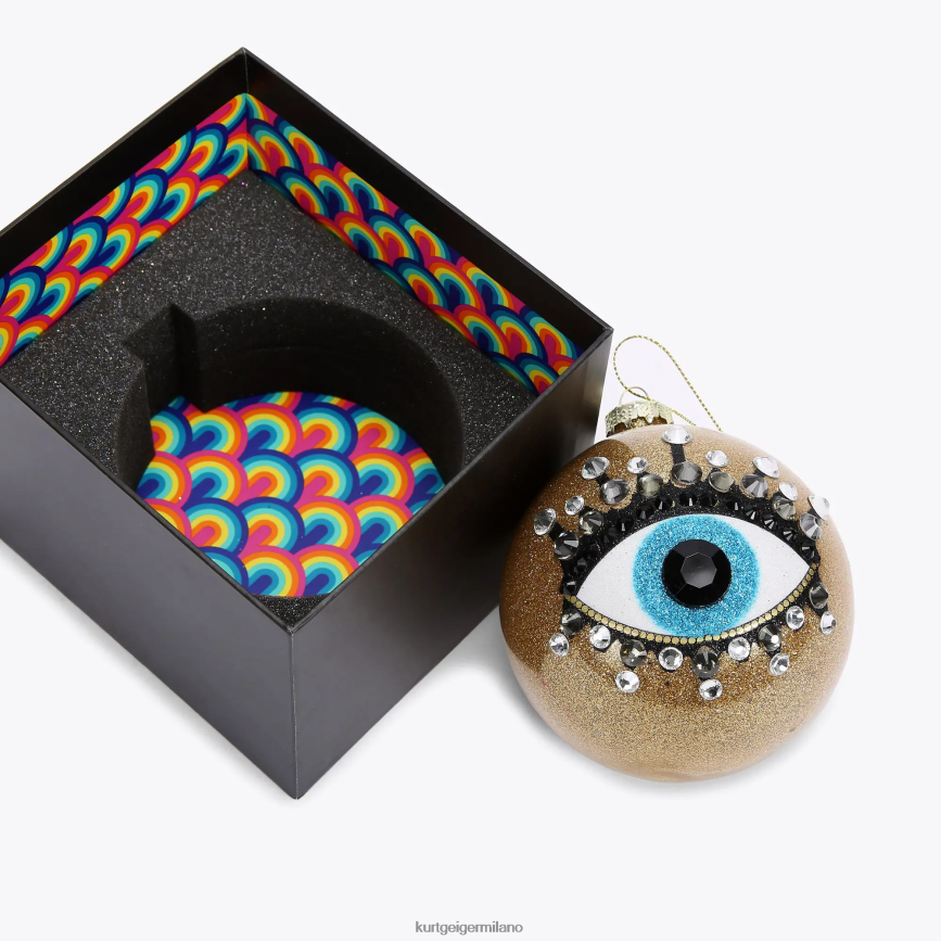 esso Kurt Geiger donne ornamento natalizio del London Eye oro 8024FF519 | Accessori