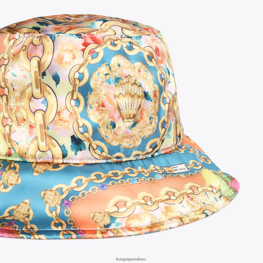 esso Kurt Geiger donne Cappello da pescatore London Kensington arancia 8024FF560 | Accessori