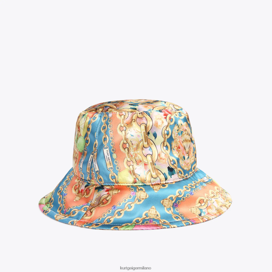 esso Kurt Geiger donne Cappello da pescatore London Kensington arancia 8024FF560 | Accessori