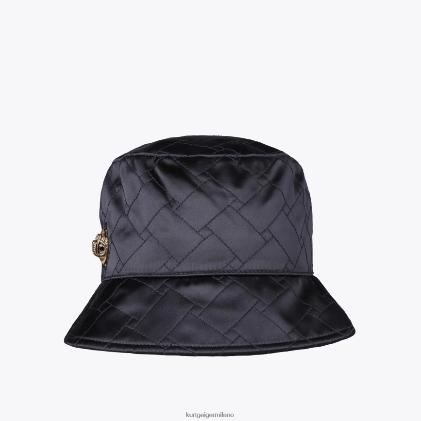 esso Kurt Geiger donne Cappello da pescatore London Kensington nero 8024FF525 | Accessori
