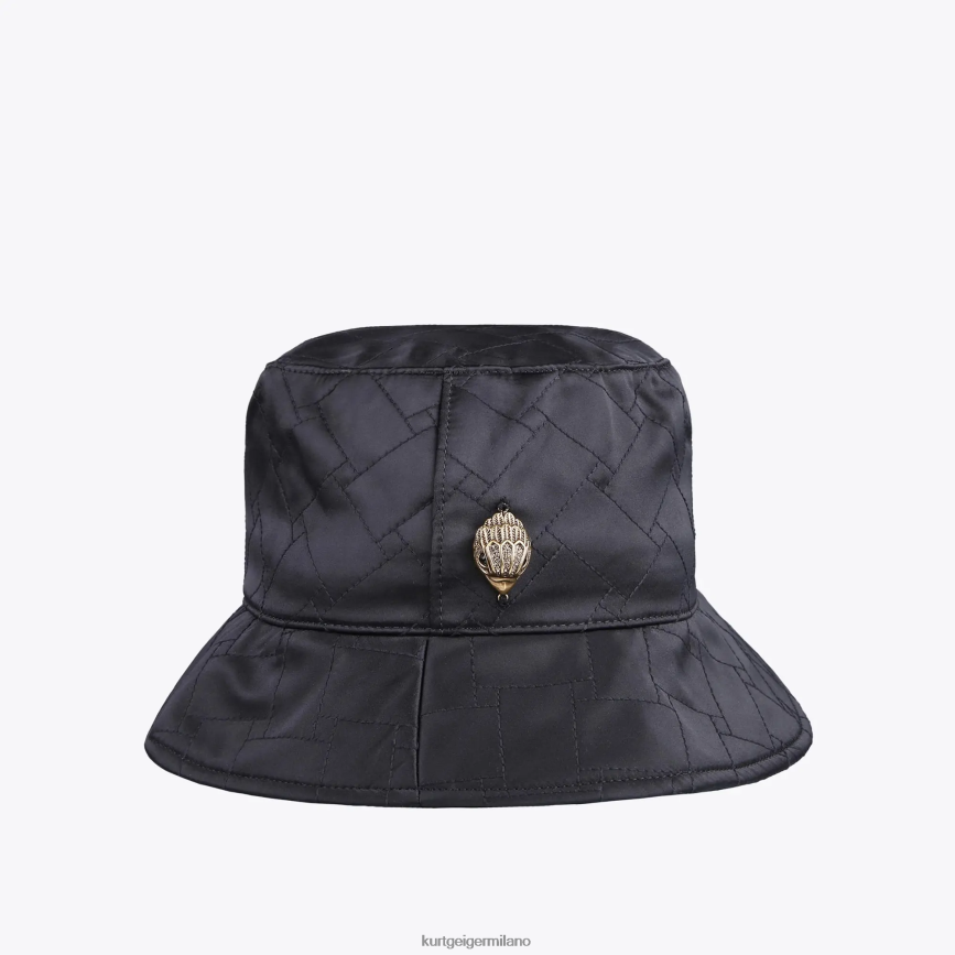 esso Kurt Geiger donne Cappello da pescatore London Kensington nero 8024FF525 | Accessori