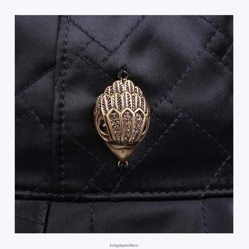 esso Kurt Geiger donne Cappello da pescatore London Kensington nero 8024FF525 | Accessori