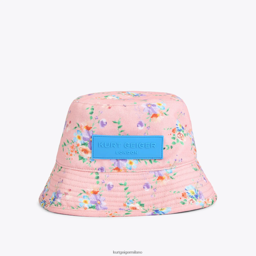 esso Kurt Geiger donne Cappello da pescatore London Kensington rosa 8024FF475 | Accessori