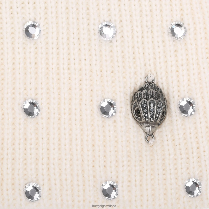 esso Kurt Geiger donne cappello di cristallo di Londra osso 8024FF523 | Accessori