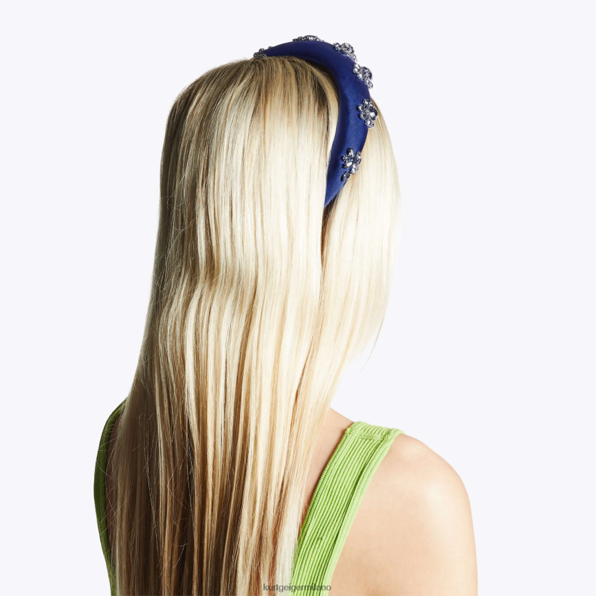 esso Kurt Geiger donne fascia di cristallo di Londra blu 8024FF576 | Accessori