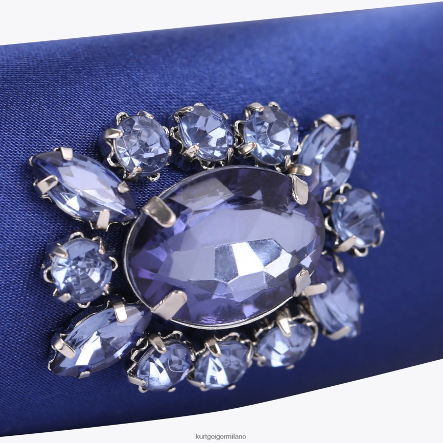 esso Kurt Geiger donne fascia di cristallo di Londra blu 8024FF576 | Accessori