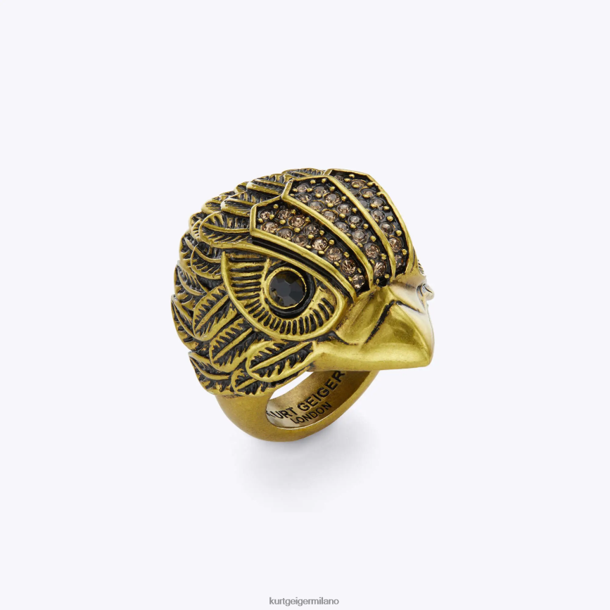esso Kurt Geiger donne Anello grosso London Eagle XL oro 8024FF583 | Accessori