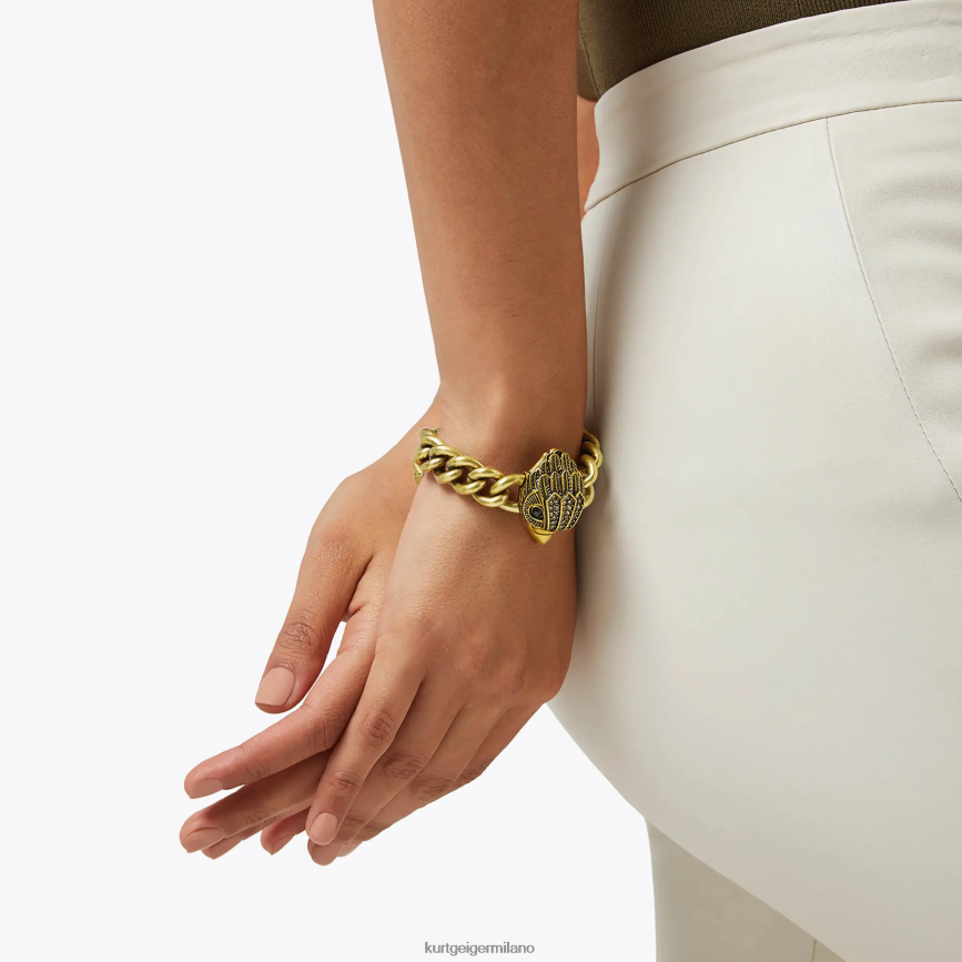 esso Kurt Geiger donne Bracciale grosso London Eagle XL canna di fucile 8024FF585 | Accessori