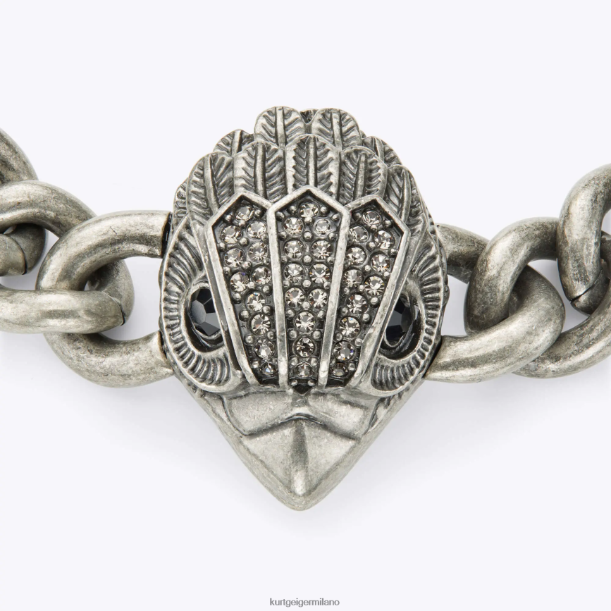 esso Kurt Geiger donne Bracciale grosso London Eagle XL canna di fucile 8024FF585 | Accessori