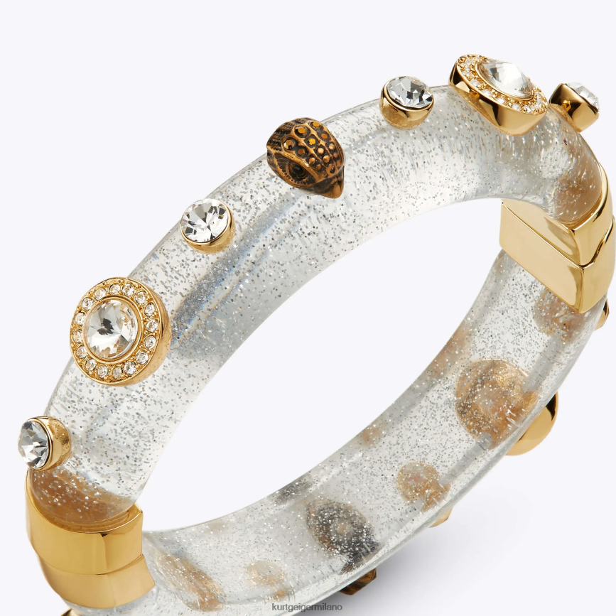 esso Kurt Geiger donne Bracciale in cristallo glitterato di Londra argento 8024FF553 | Accessori