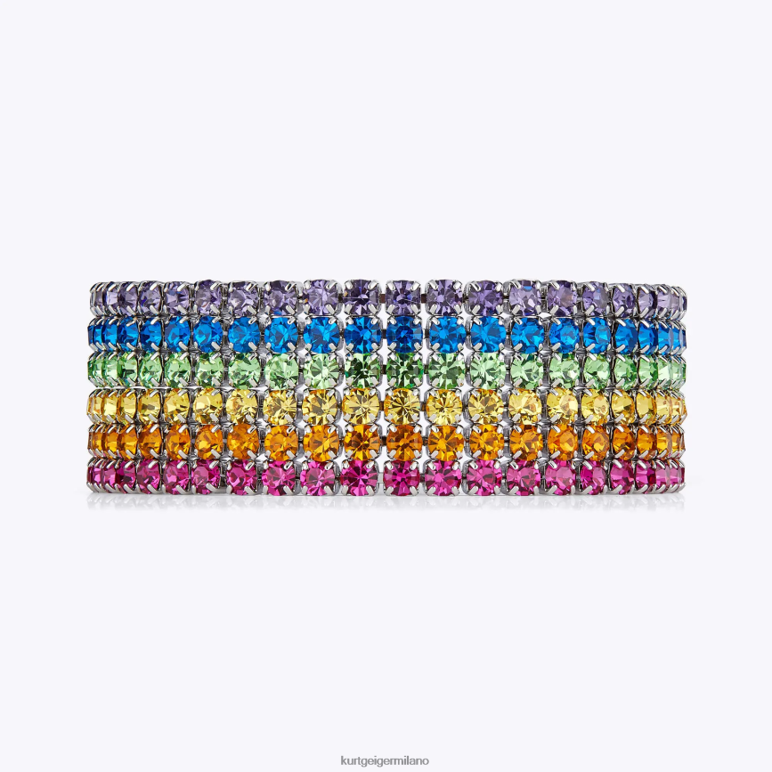 esso Kurt Geiger donne Bracciale multi tennis London multi/altro 8024FF152 | Accessori