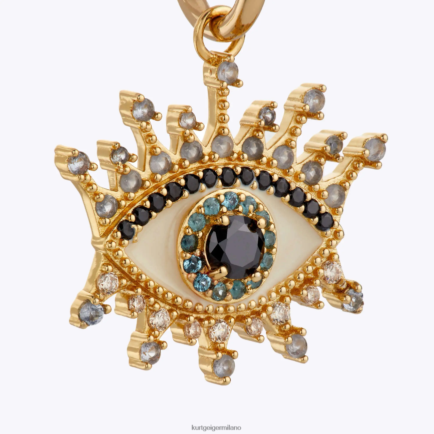 esso Kurt Geiger donne Cerchi Huggie London Eye oro 8024FF584 | Accessori