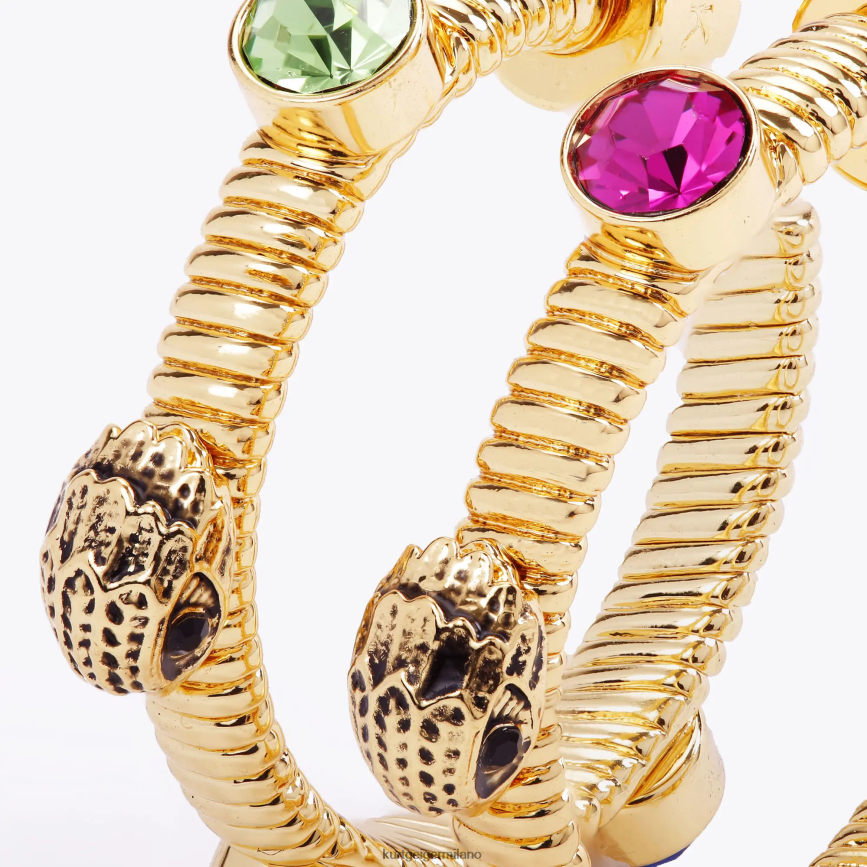 esso Kurt Geiger donne Cerchi con catena a serpente di Londra oro 8024FF252 | Accessori