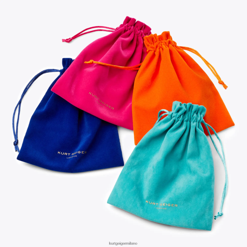 esso Kurt Geiger donne Cerchi tripli arcobaleno di Londra combinazione di metalli 8024FF206 | Accessori