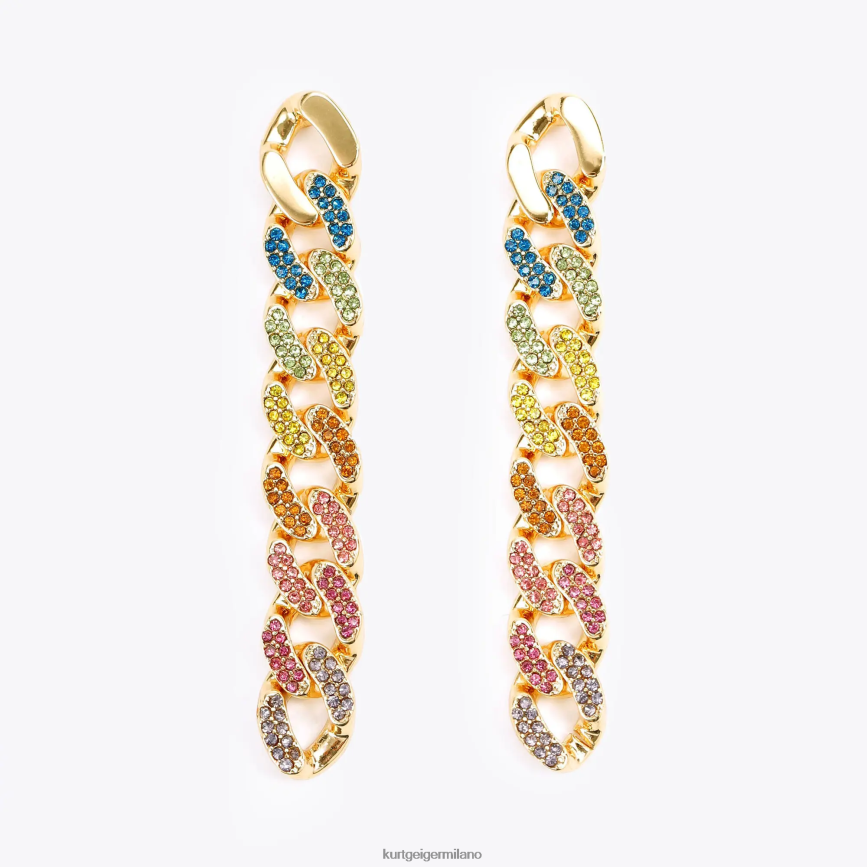esso Kurt Geiger donne Lineari della catena arcobaleno di Londra multi/altro 8024FF240 | Accessori