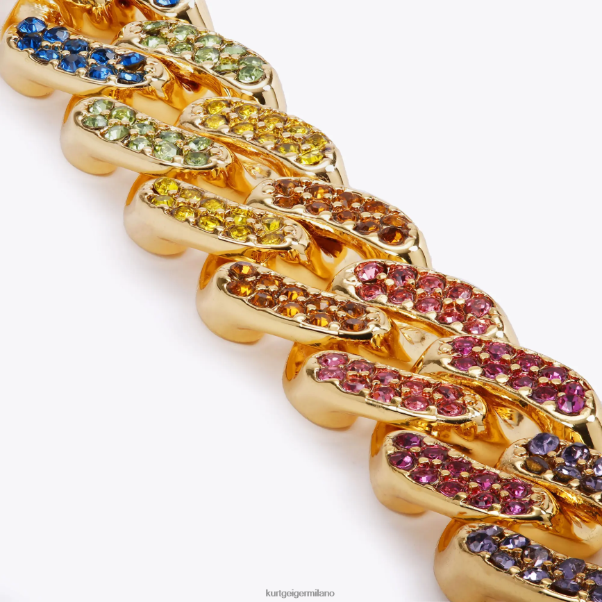 esso Kurt Geiger donne Lineari della catena arcobaleno di Londra multi/altro 8024FF240 | Accessori