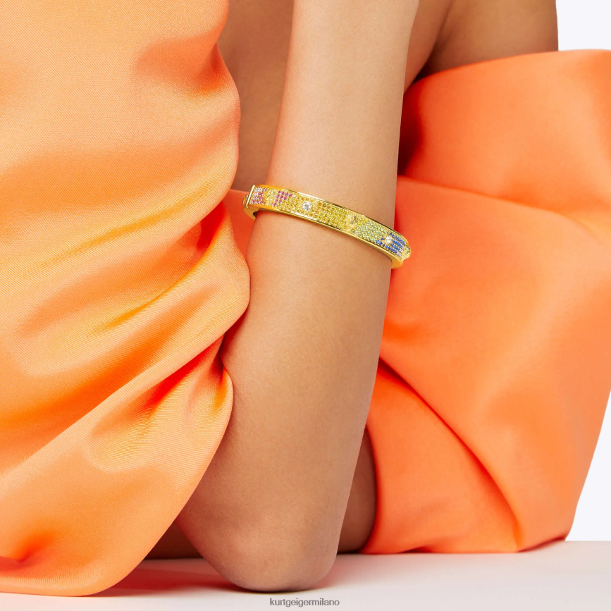 esso Kurt Geiger donne braccialetto con aquila in metallo cristallo London multi/altro 8024FF178 | Accessori