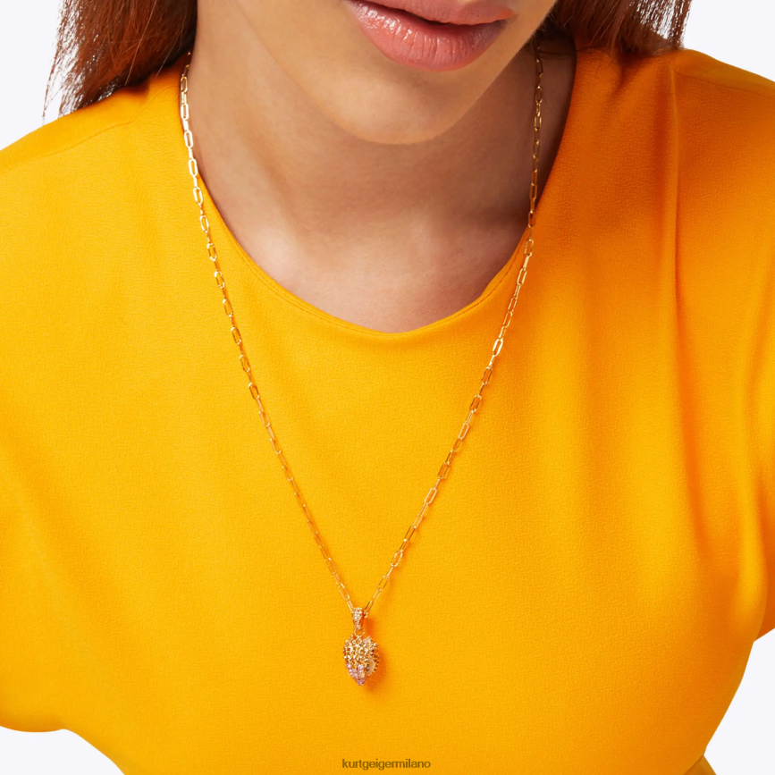 esso Kurt Geiger donne collana con aquila pavè di Londra oro 8024FF548 | Accessori