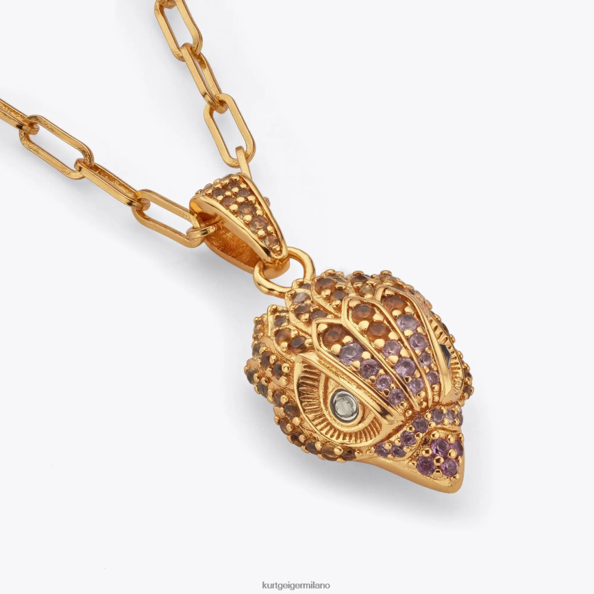 esso Kurt Geiger donne collana con aquila pavè di Londra oro 8024FF548 | Accessori