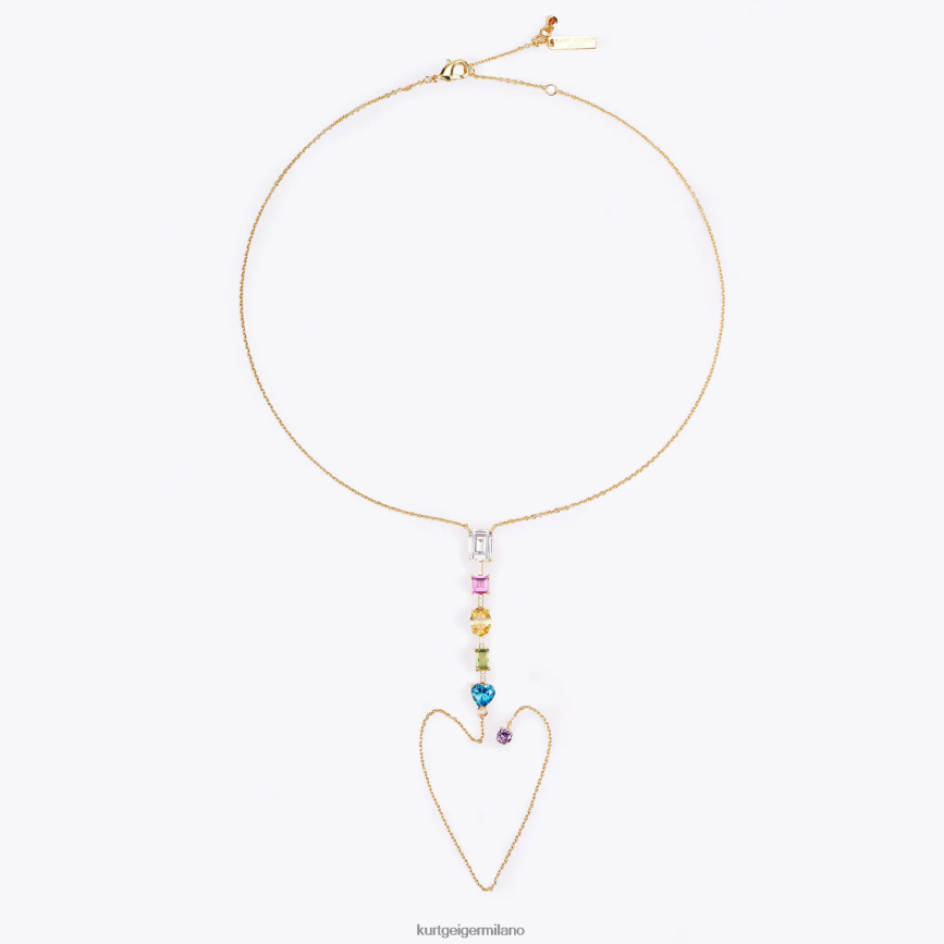 esso Kurt Geiger donne collana mix arcobaleno di Londra multi/altro 8024FF239 | Accessori