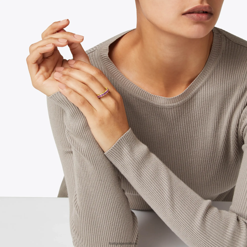 esso Kurt Geiger donne londra sii gentile anello di fascia multi/altro 8024FF172 | Accessori