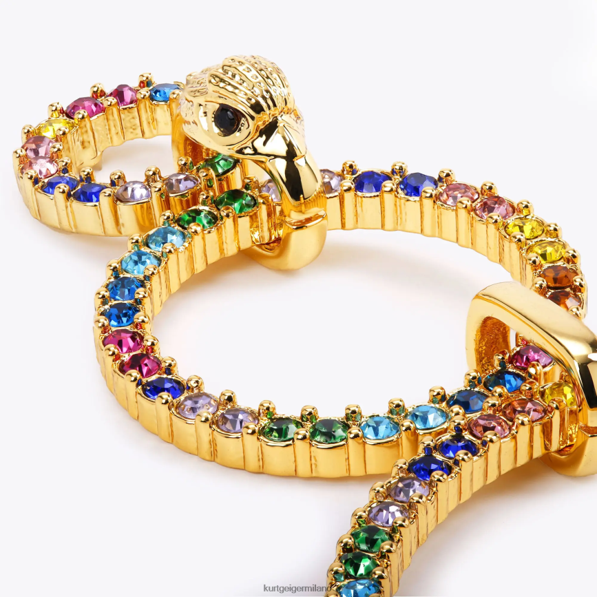 esso Kurt Geiger donne orecchini a doppio cerchio Londra multi/altro 8024FF235 | Accessori