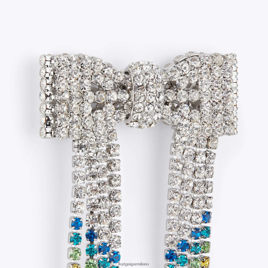 esso Kurt Geiger donne orecchini con fiocco arcobaleno di Londra multi/altro 8024FF150 | Accessori