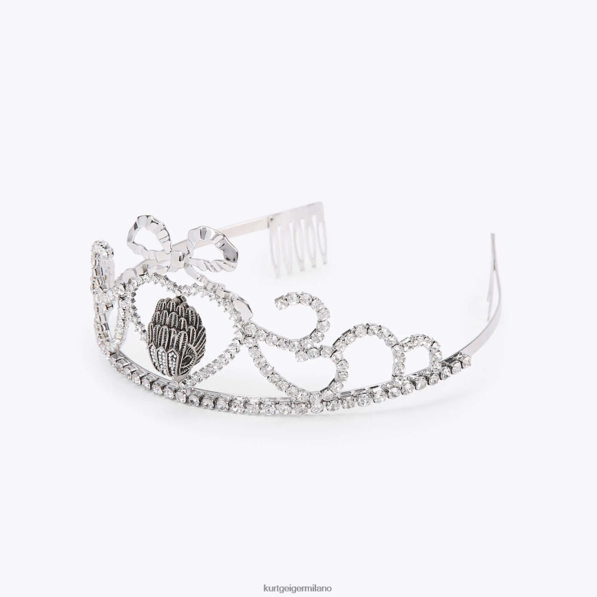 esso Kurt Geiger donne tiara dell'aquila londinese argento 8024FF546 | Accessori