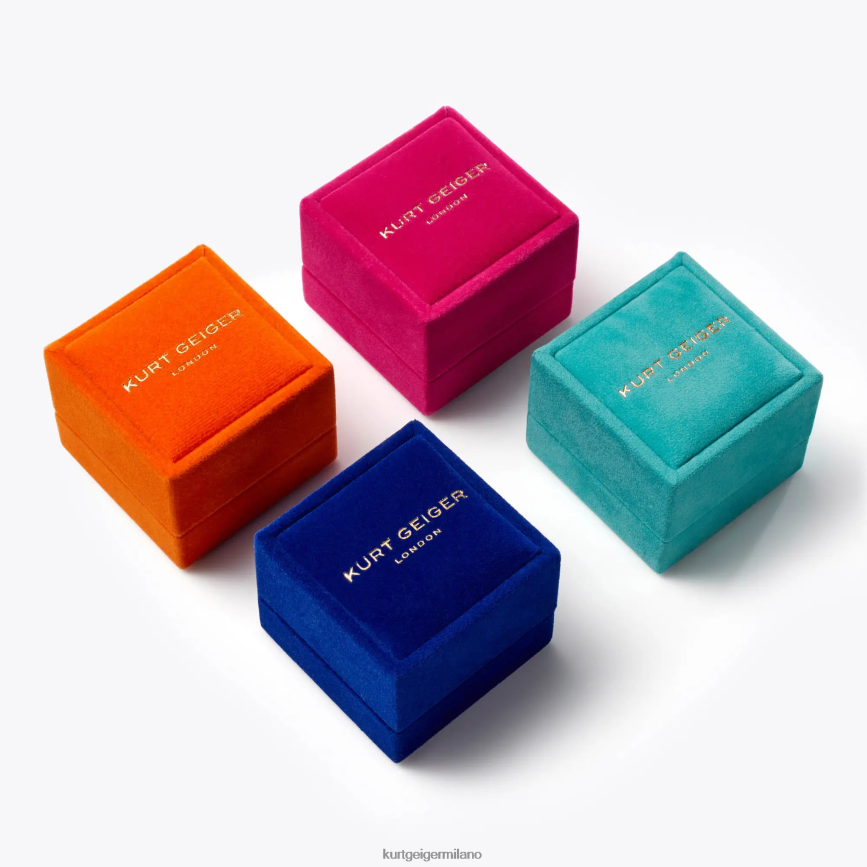 esso Kurt Geiger donne triplo anello arcobaleno di Londra multi/altro 8024FF180 | Accessori