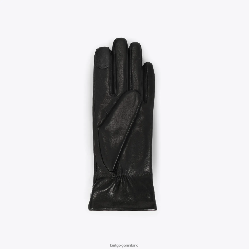 esso Kurt Geiger donne guanti londra octavia altro nero 8024FF505 | Accessori