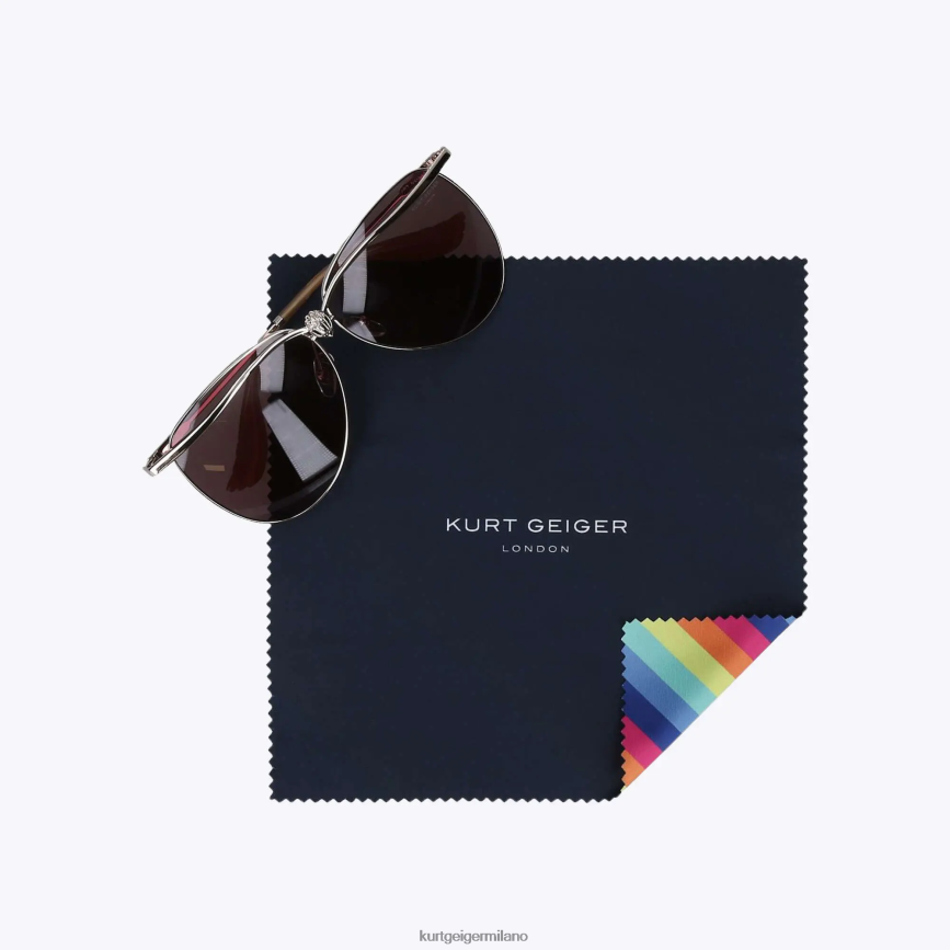 esso Kurt Geiger donne Occhiali da sole da aviatore London Eagle oro 8024FF464 | Accessori