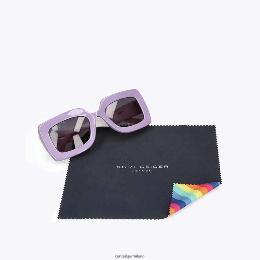 esso Kurt Geiger donne occhiali da sole londra kensington lilla 8024FF473 | Accessori