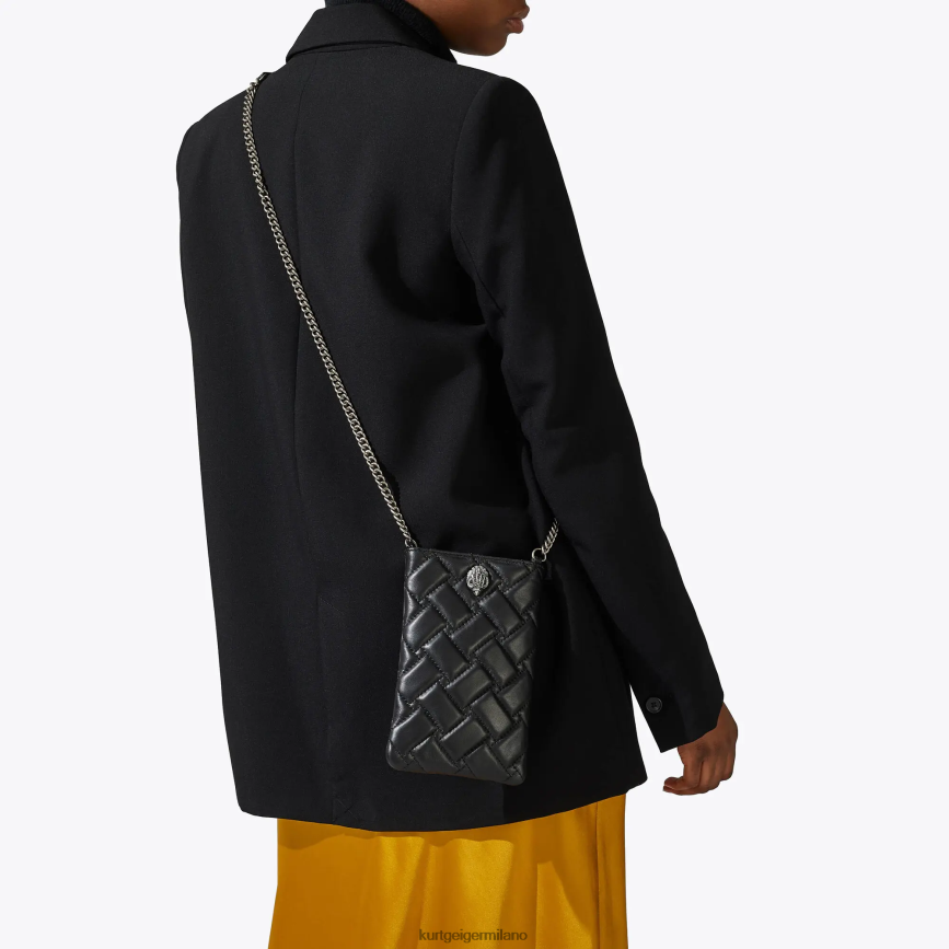 esso Kurt Geiger donne Custodia per telefono London Kensington nero 8024FF77 | borse