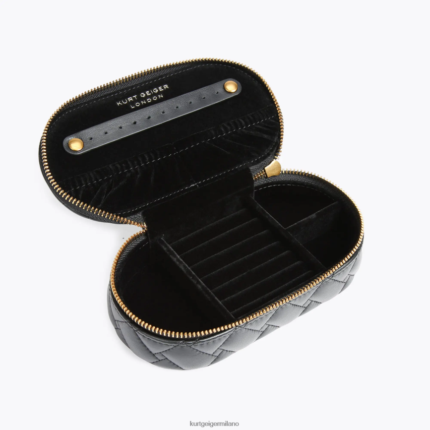 esso Kurt Geiger donne Portagioielli London Kensington nero 8024FF561 | borse