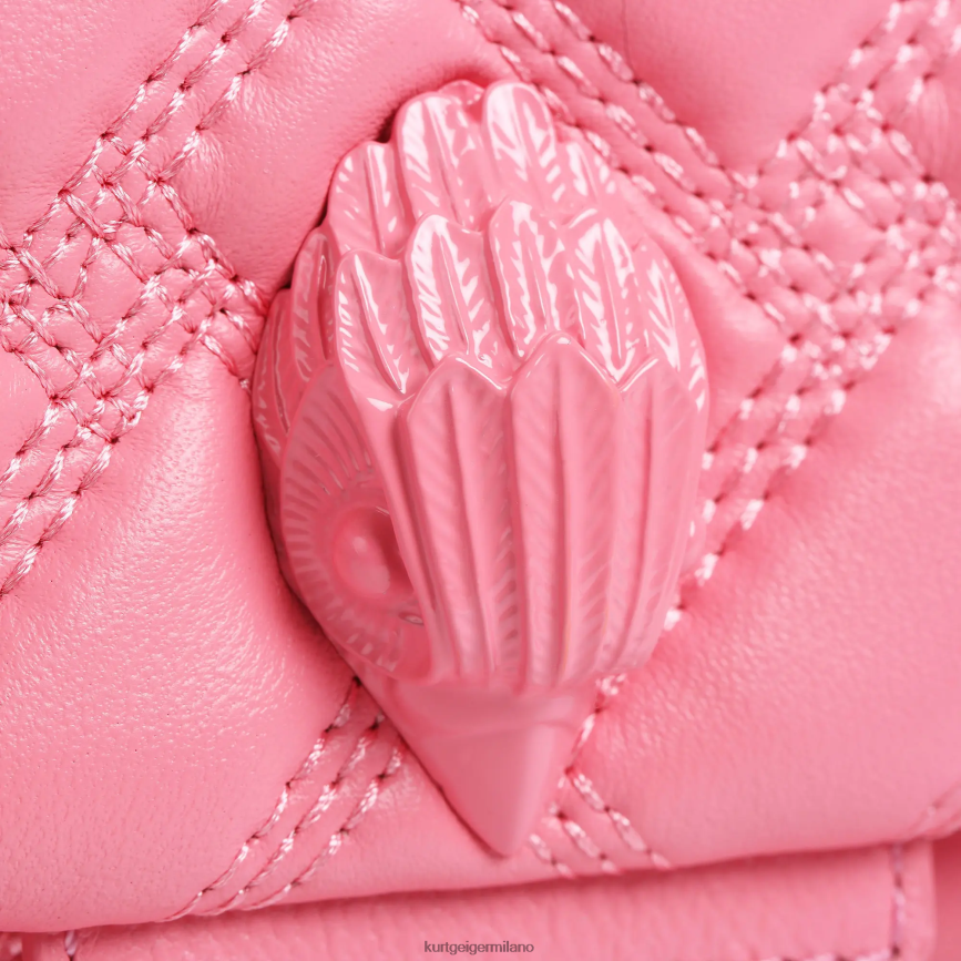 esso Kurt Geiger donne Borsa London Kensington inzuppata rosa 8024FF92 | borse