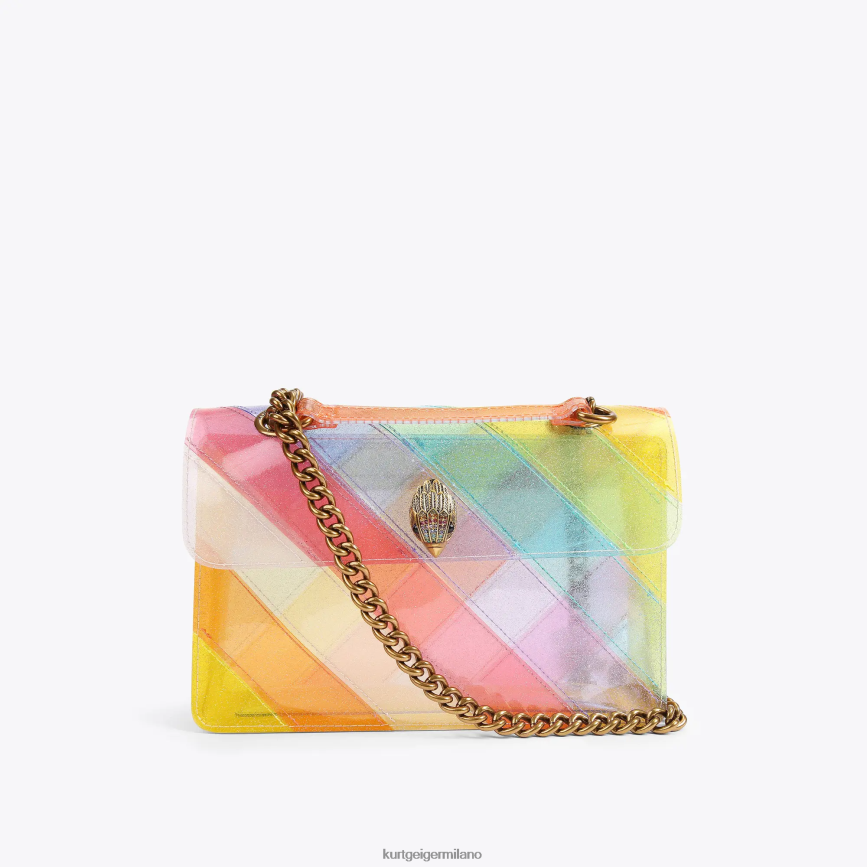 esso Kurt Geiger donne Borsa London in vinile Kensington multi/altro 8024FF4 | borse